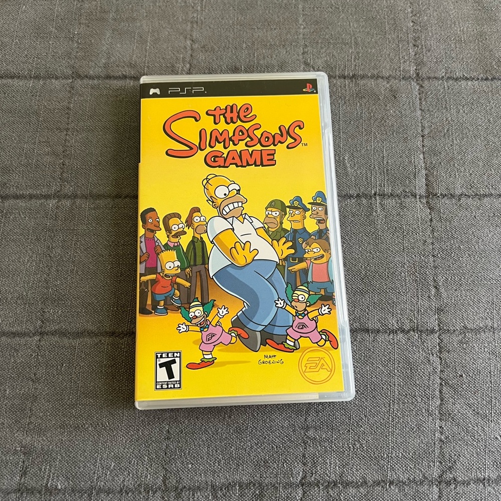PSP Video Game The Simpsons